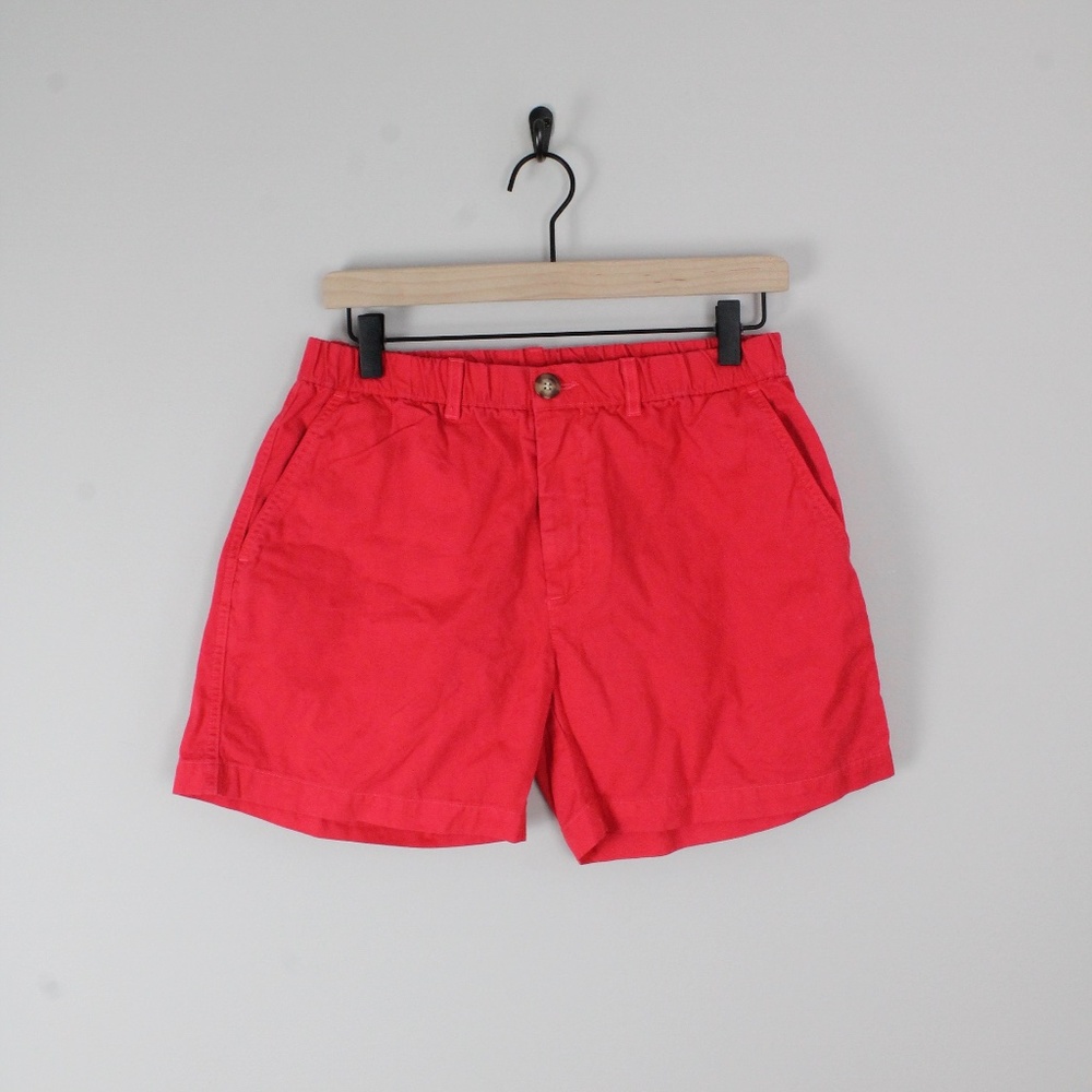 Red Chubbies Size Small, 5" Inseam NEW
